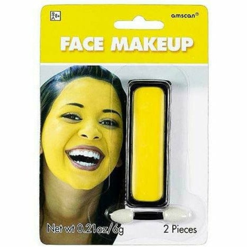 Yellow Face Paint Makeup