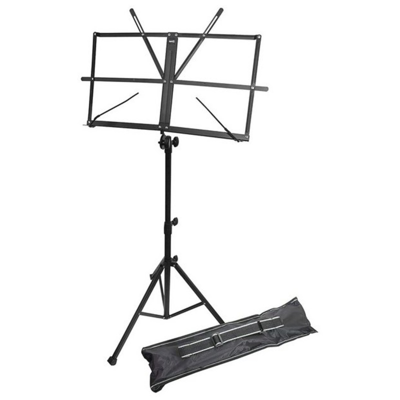 RockJam RJMUS01-BK Folding Music Stand