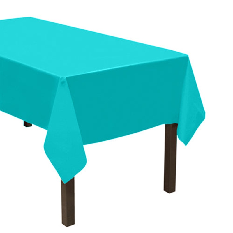 54 x 108 RECTANGULAR TABLE COVERS  NEON BLUE