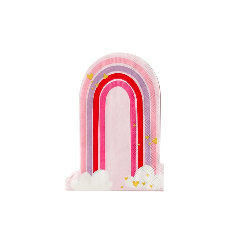 My Mind’s Eye Rainbow Heart Guest Napkins