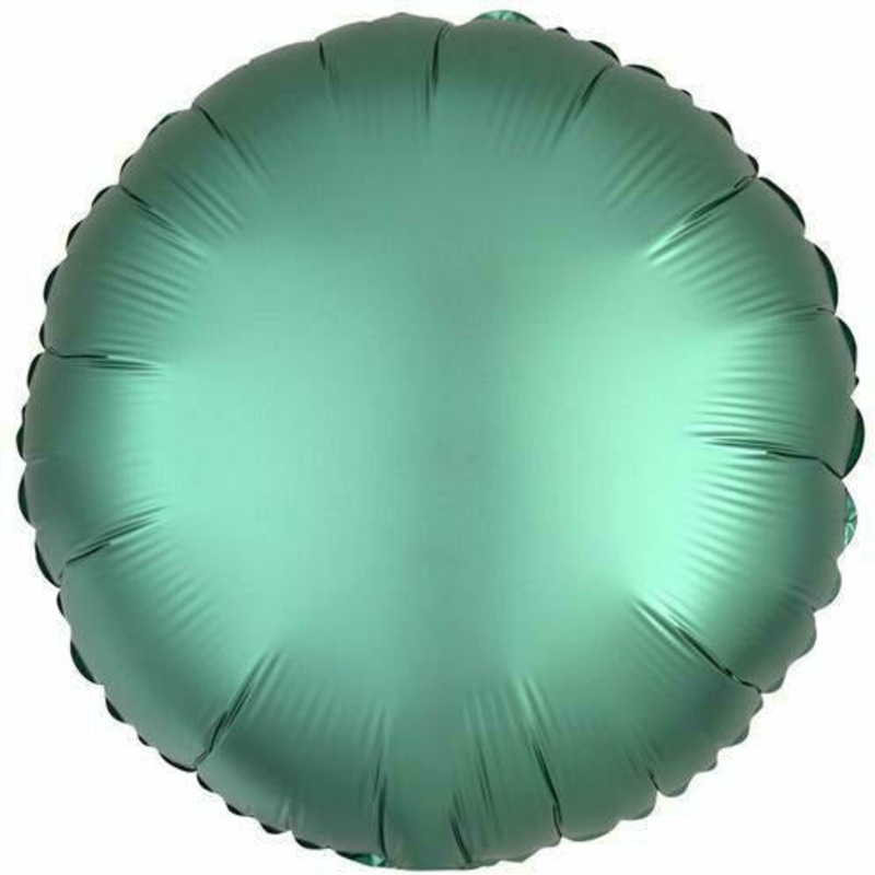 058 17″ Jade Circle Foil