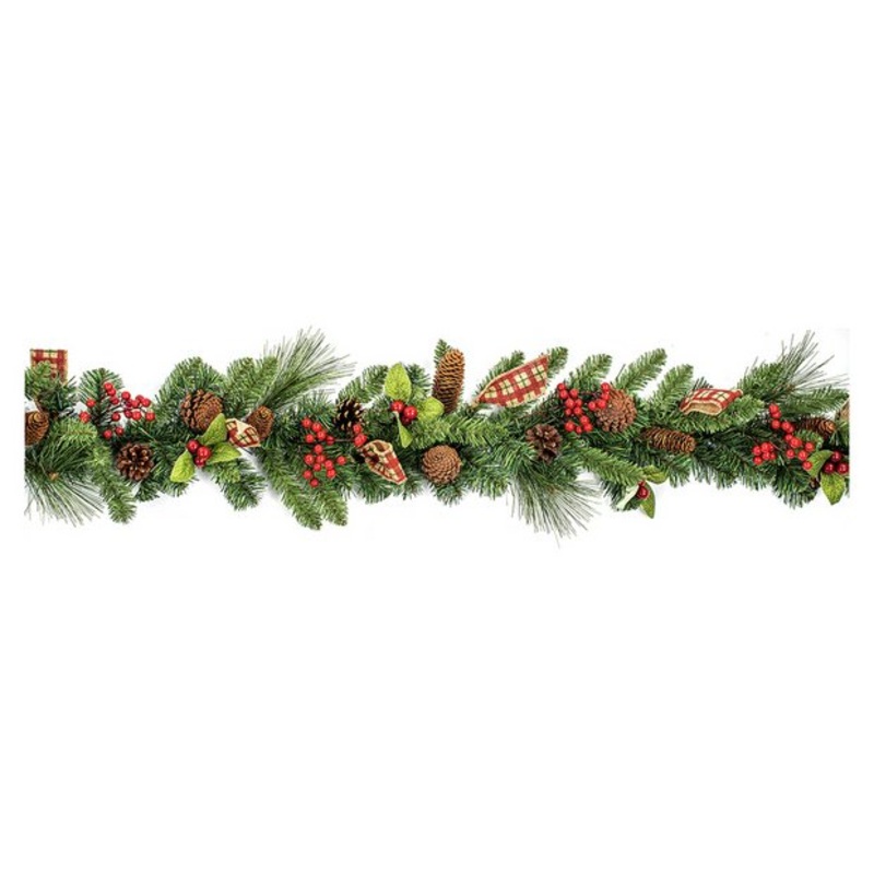 Premier Decorations Natural Berry Christmas Garland
