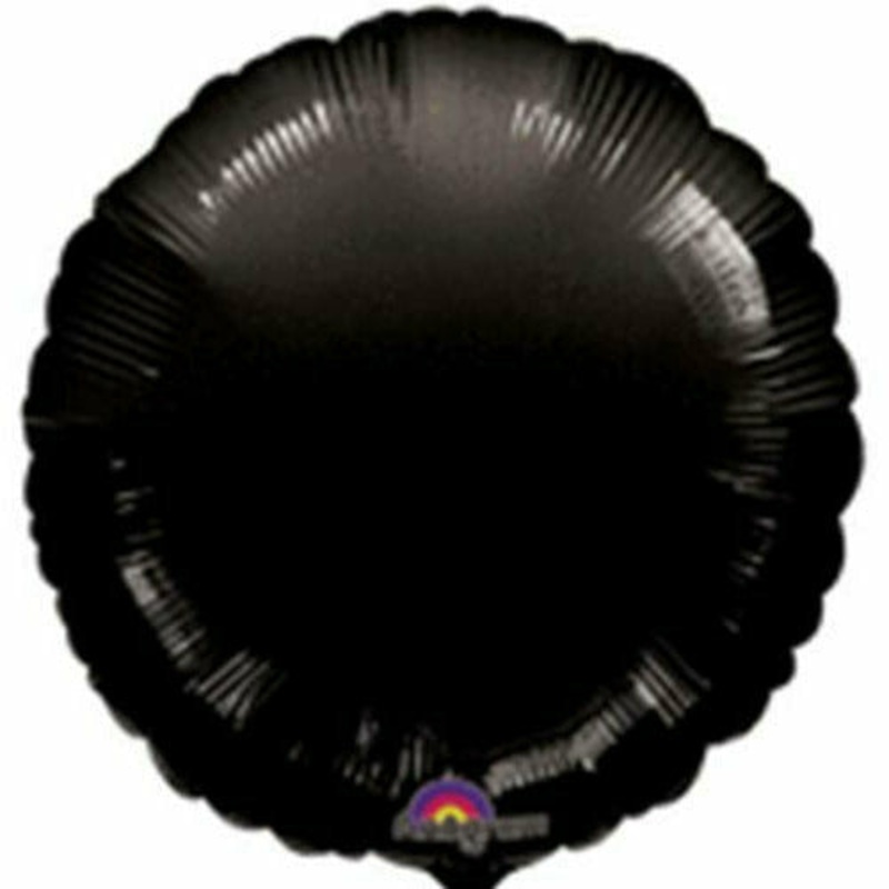 073 17″ Black Circle Foil