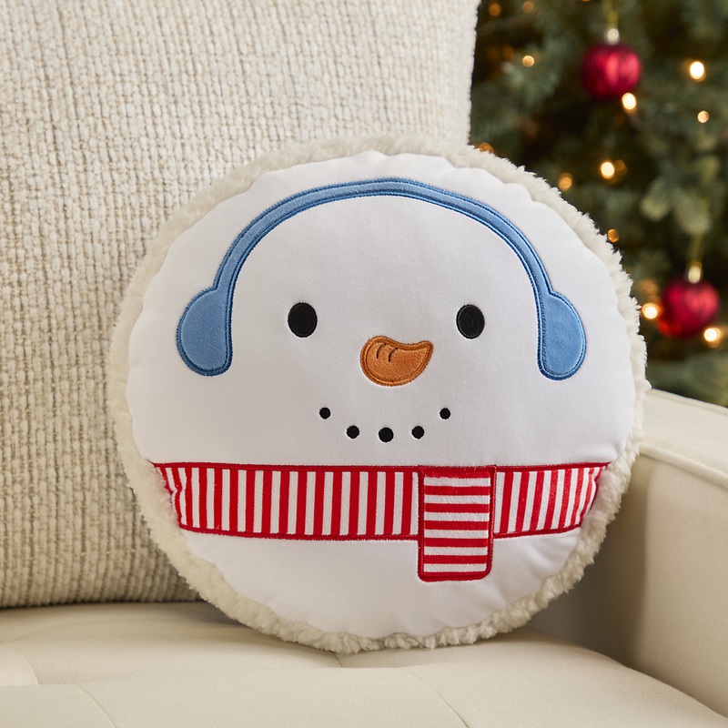 Snowman Macaron Plush toy – White