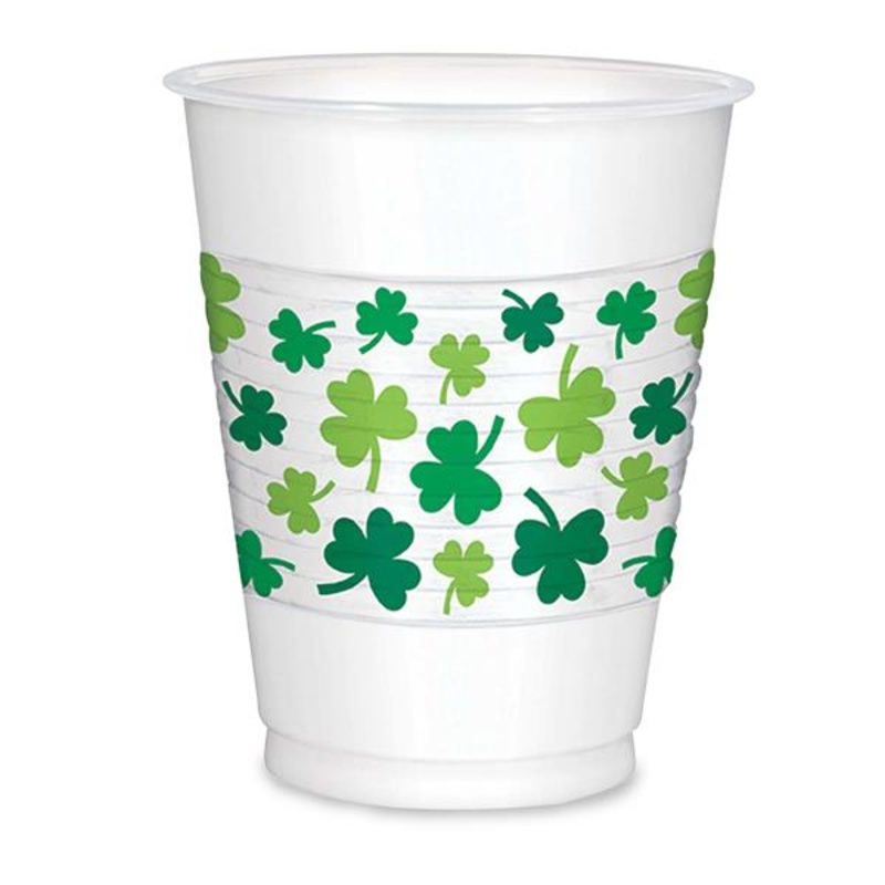 16 Oz St-Patrick’s Day Plastic Cups (25 Count)