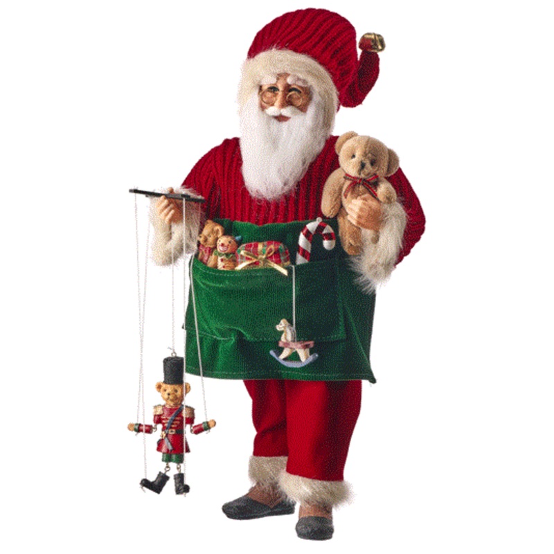 Old St Nick Workshop Santa 17″