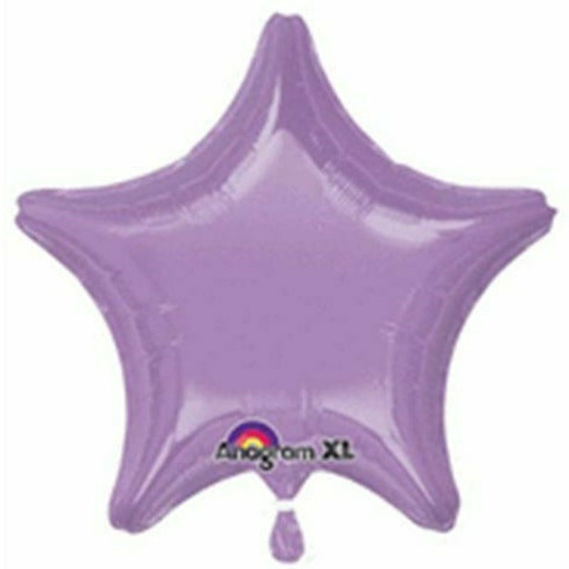 015 19″ Lavender Pearl Star Foil
