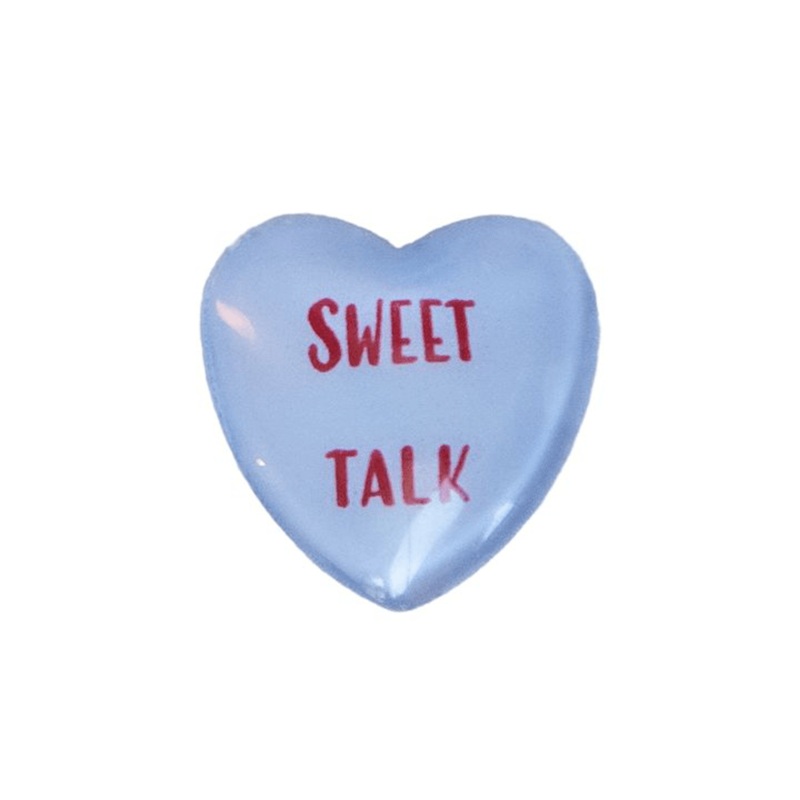 “Sweet Talk” Conversation Heart Magnet
