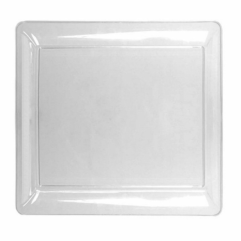 6″ X 16″ Heavy Duty Square Tray – Clear