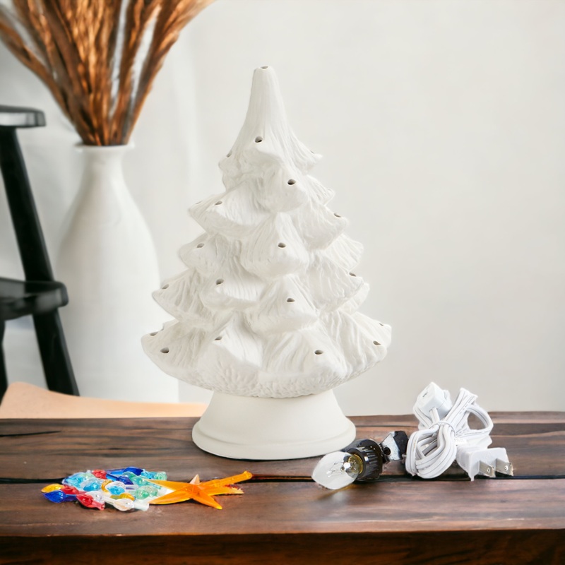 9 1/2″ Christmas Tree with Plain Base
