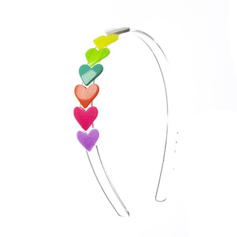 Neon Hearts Headband