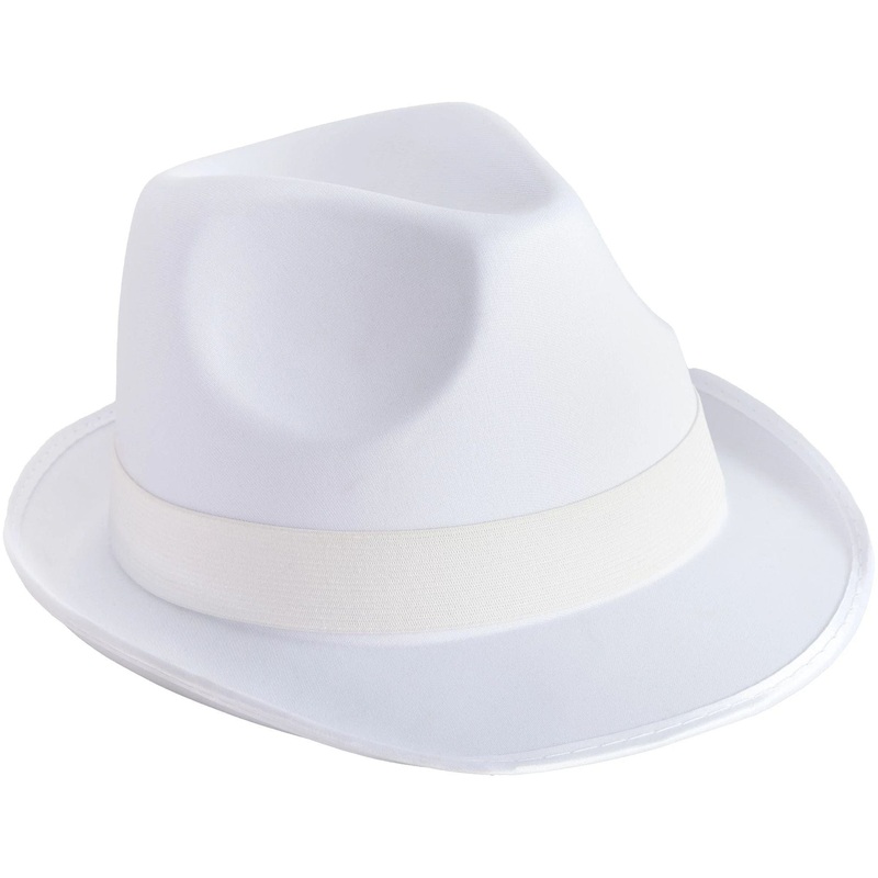 White Fedora Hat