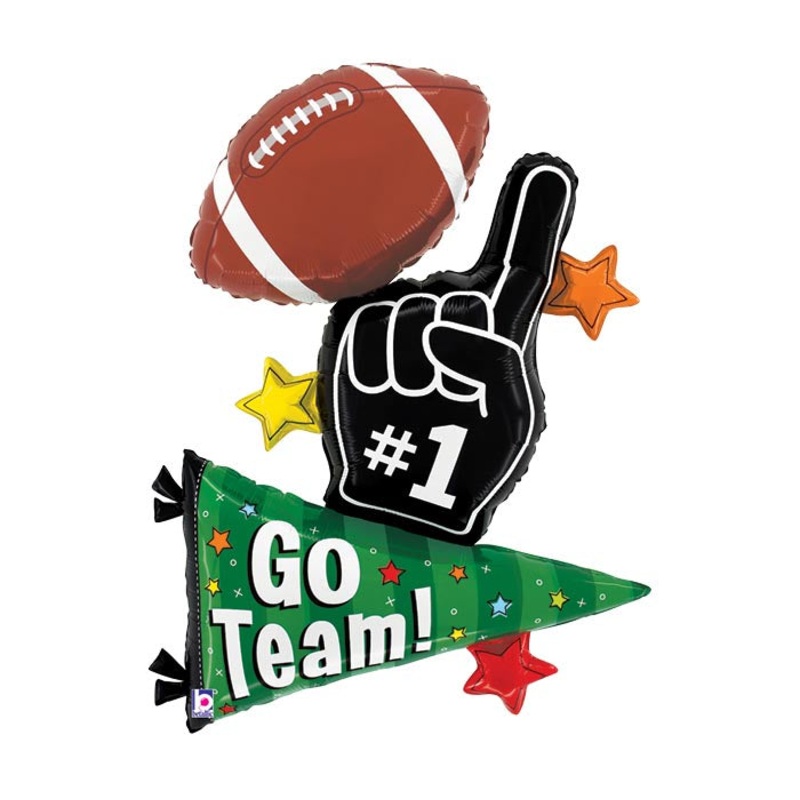 35″ TAILGATE TRIO BALLOON FOIL BALLOON