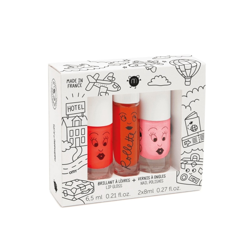 “Amazing Trip” Nail Polish + Lip Gloss Set