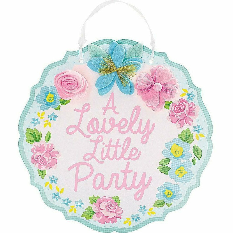 Tea Party Lovely Little Sign