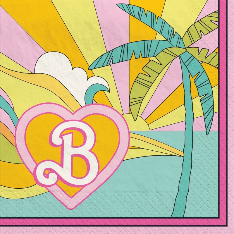 Vintage Barbie Beverage Napkins