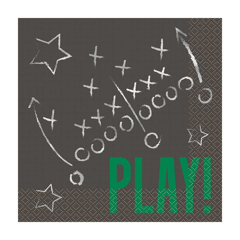 ‘Play’ Kickoff Football Napkins