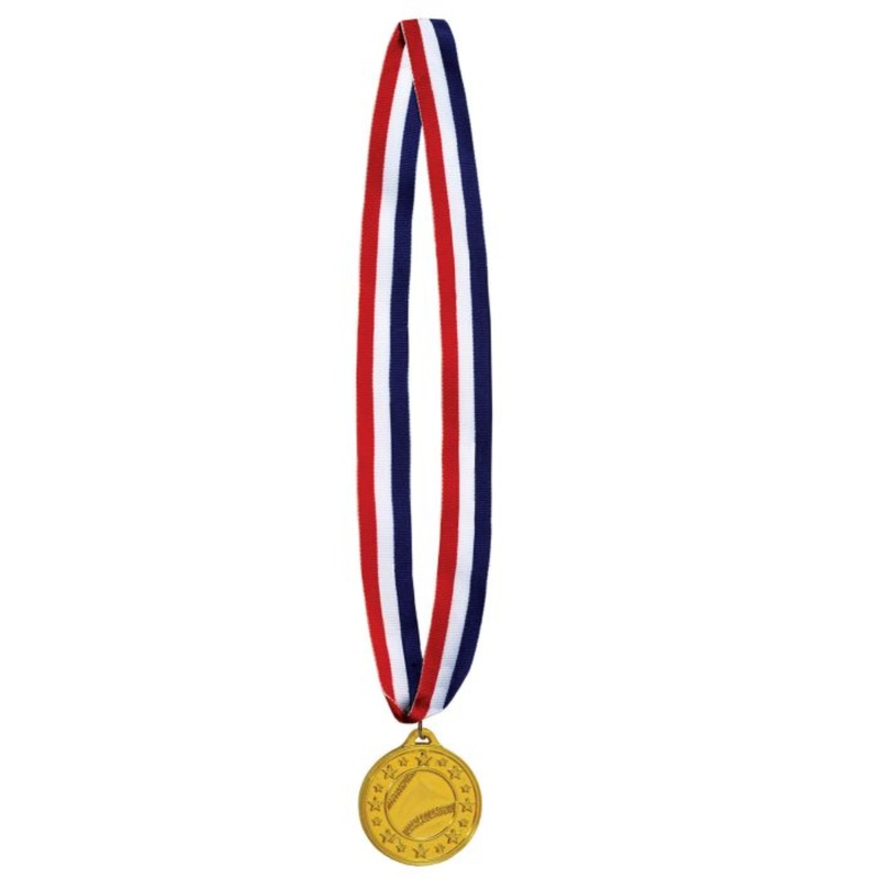 Baseball Medal w/Ribbon
