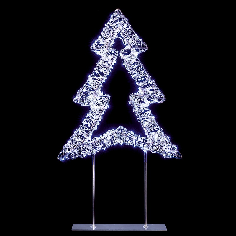 White Table top tree LED – (H)450mm