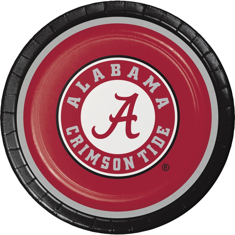 University of Alabama Dinner Plate 8ct