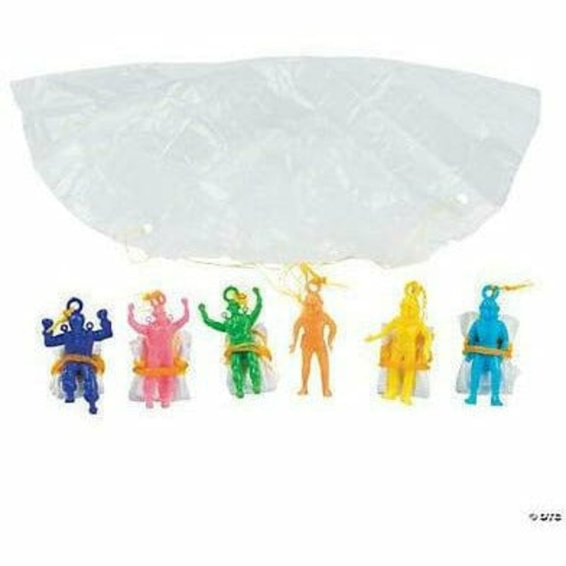 Vinyl Mini Parachute Launchers Assortment
