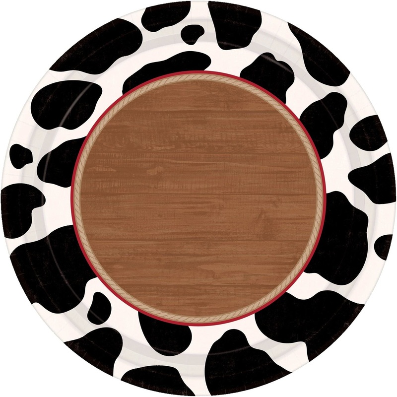 Yeehaw Round Plates, 10 1/2″