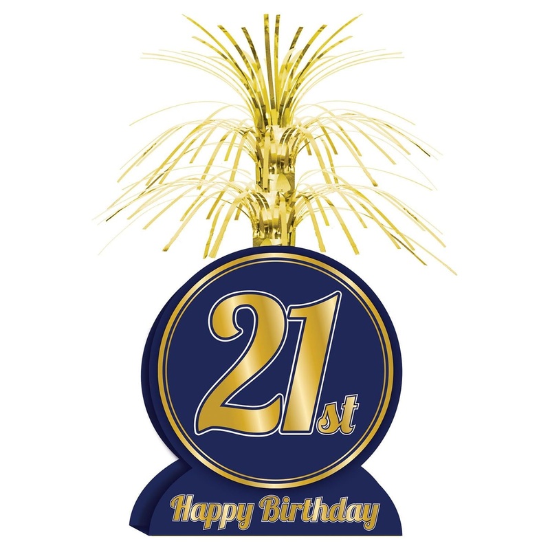 12 Pack Bulk 21st Birthday Party Centerpiece