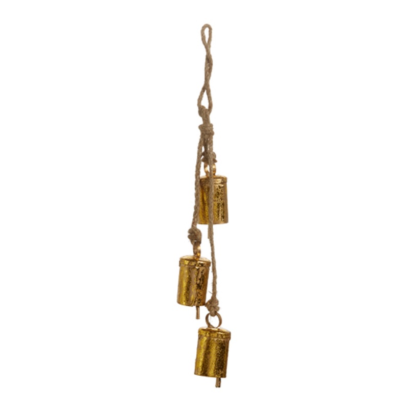 String of Gold Vintage Bells 13″