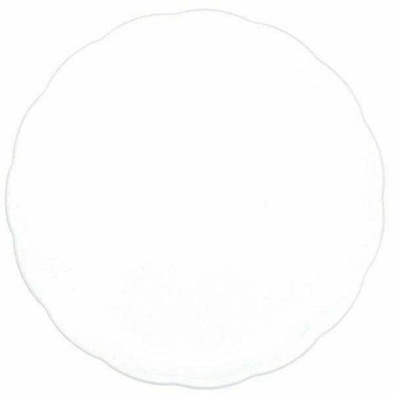 WHITE 12″ ROUND TRAY