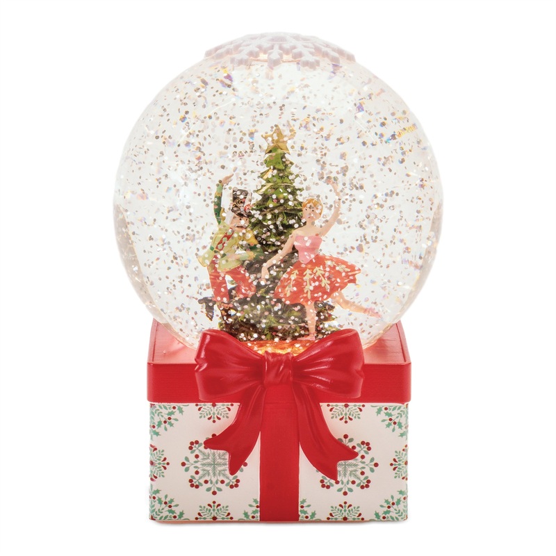 Snow Globe with Ballerina and Soldier 6.5″