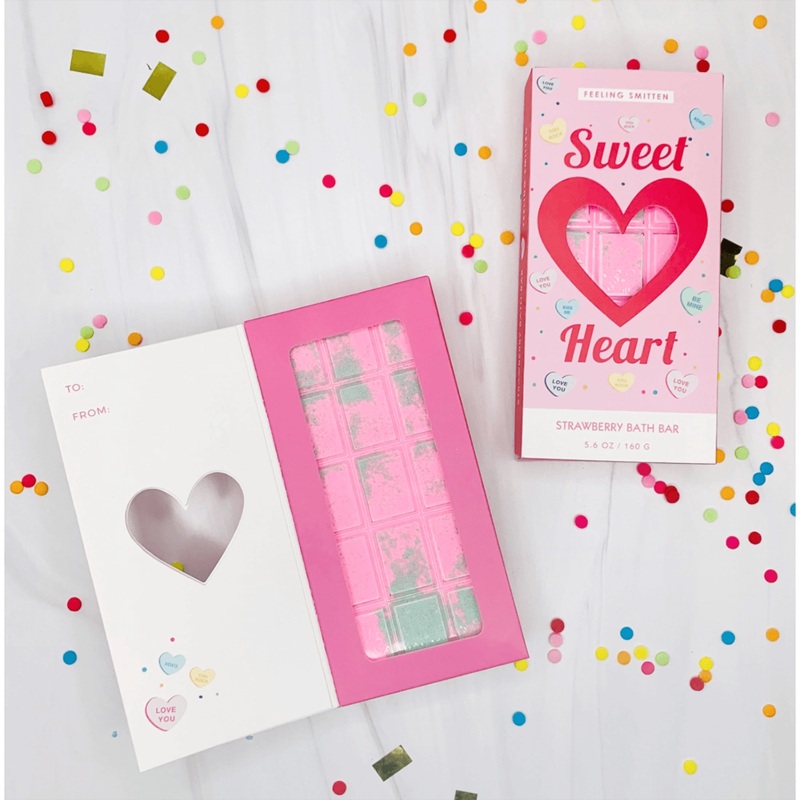 Sweet Heart Rainbow Bath Bar
