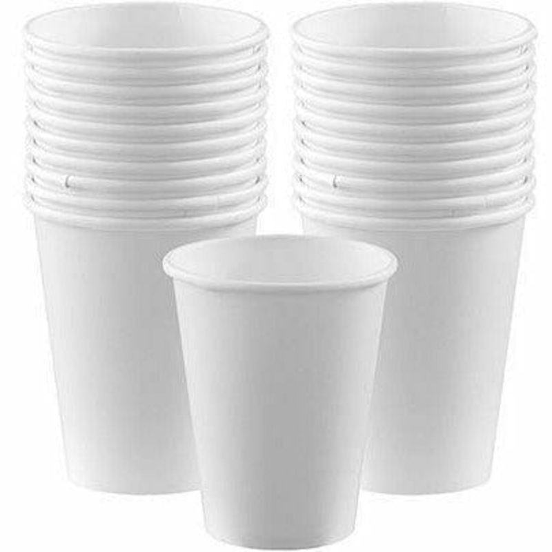 White Paper Cups 20ct