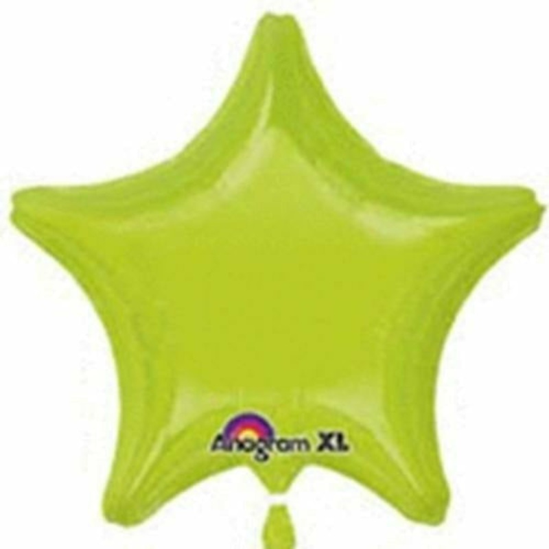 018 19″ Kiwi Green Star Foil