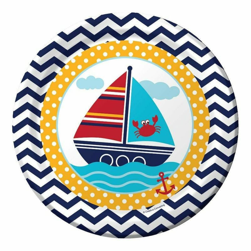 Ahoy Matey Plates 8ct