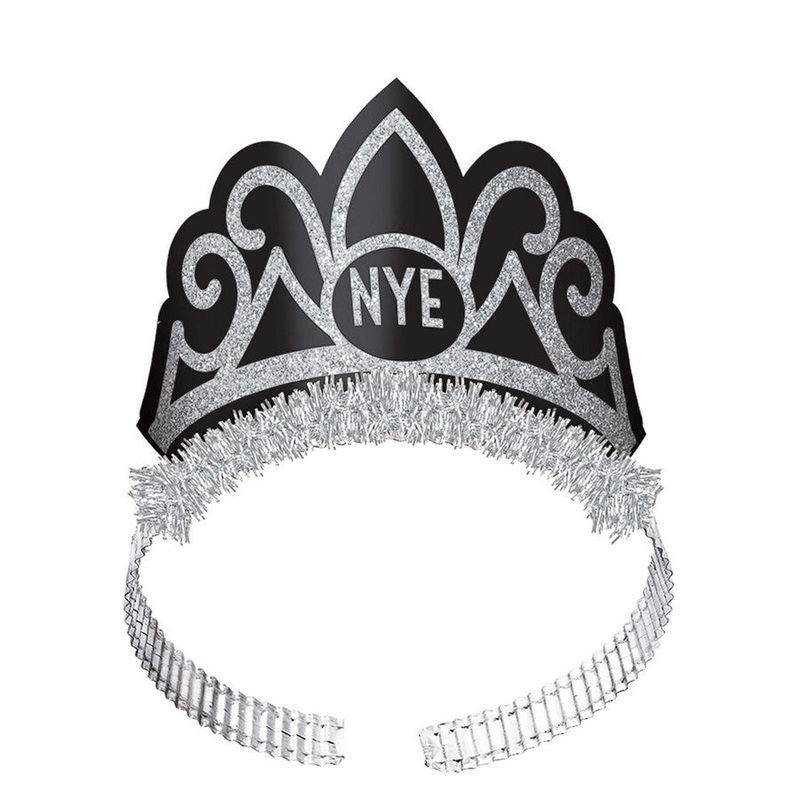 New Year’s Eve Glitter & Foil Tiaras