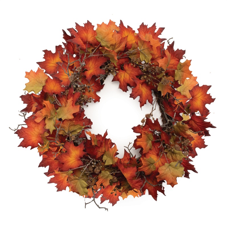 Maple Leaf Wreath 28″