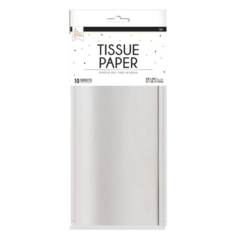 Tissue 10 Pack-20inX20in-White