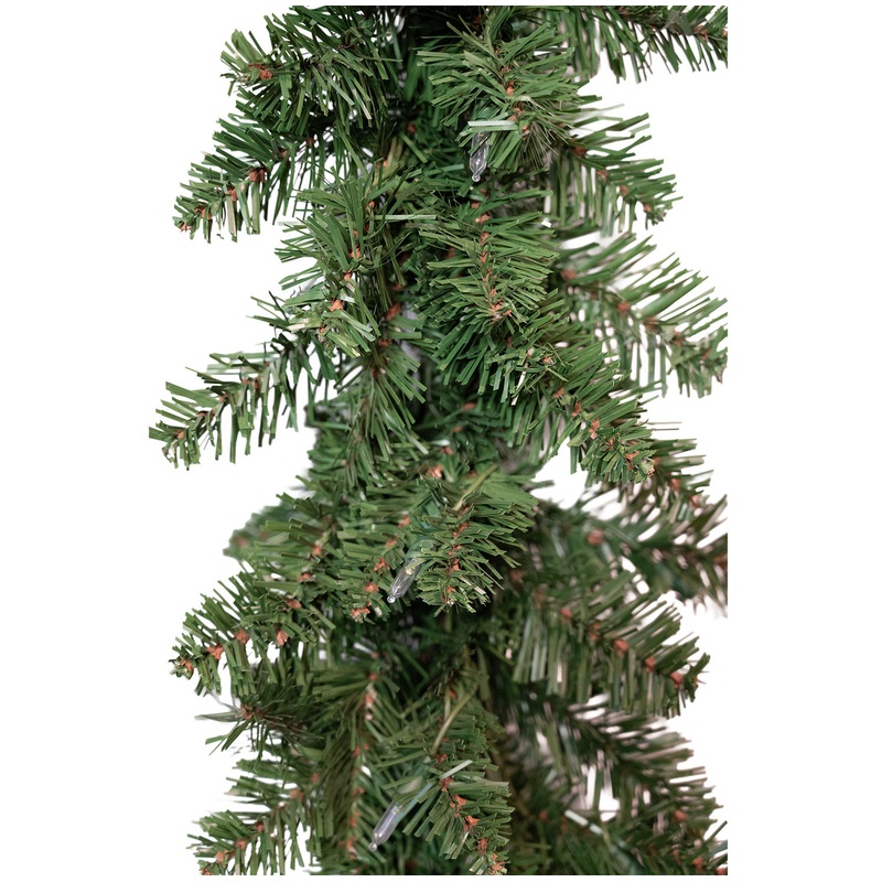 9’X12″ Finley Spruce Garland – Clear LED