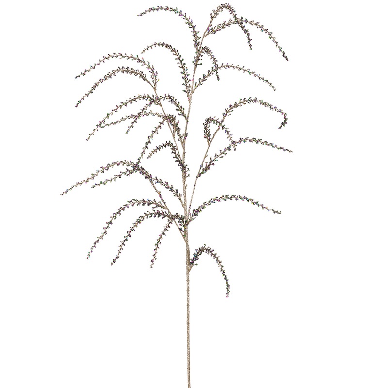 53.5″ Glittered Amaranthus Hanging Spray