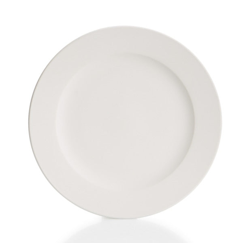 Bisque For Benefits Rim Dinner Plate