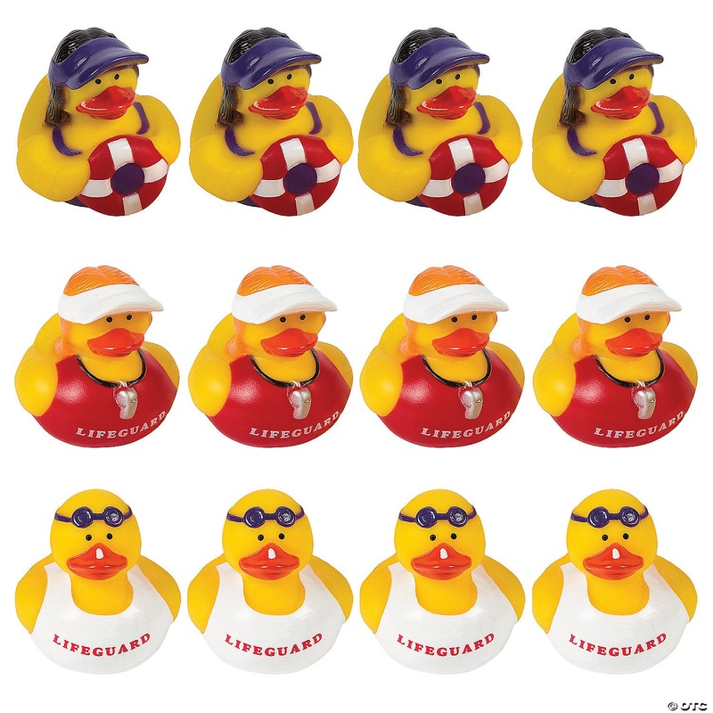 Vinyl Lifeguard Rubber Ducks