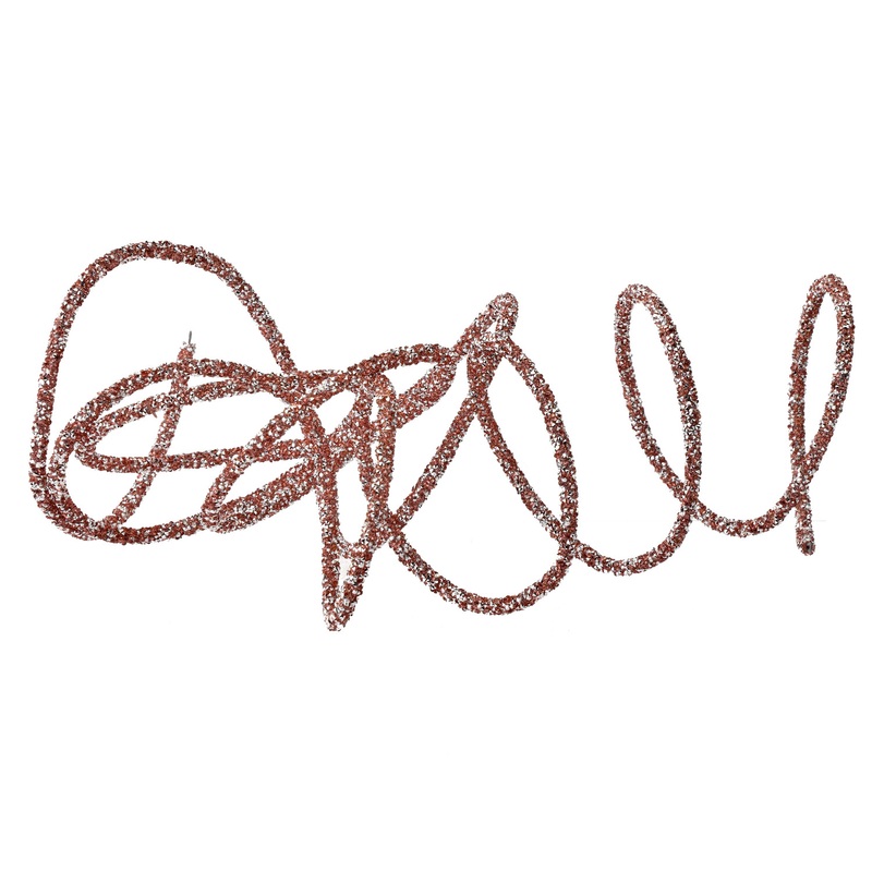 Pnk/Cham Wired Micro Beaded Roping 10′