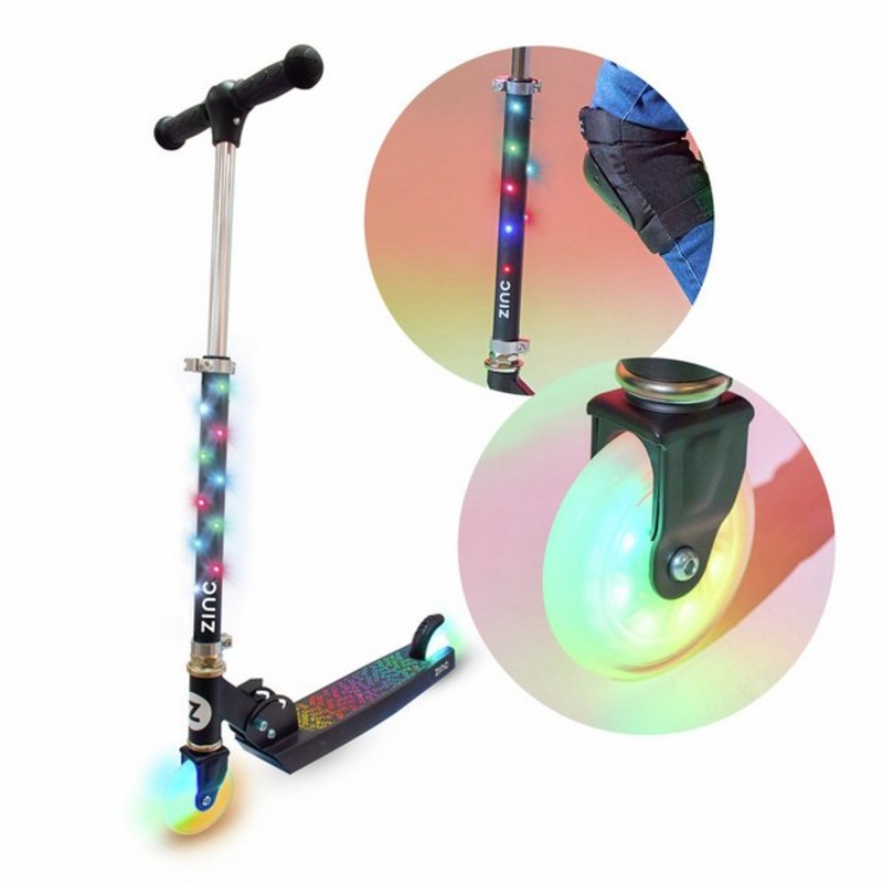 Zinc Moonwheel Folding Scooter