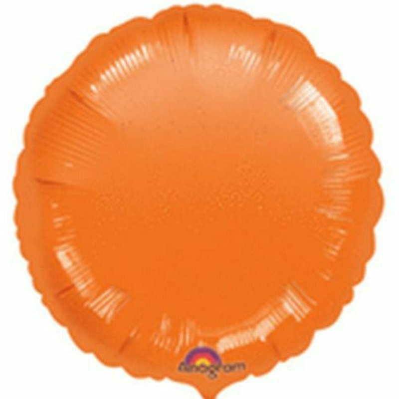 060 17″ Orange Metallic Circle Foil