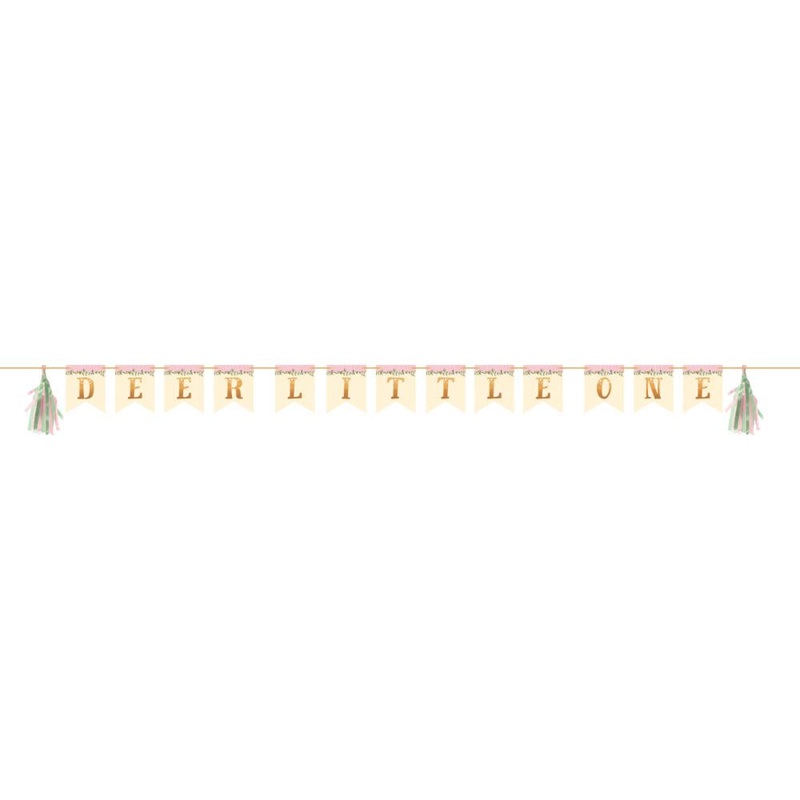 12 pc Bulk Deer Little One First Birthday Banners