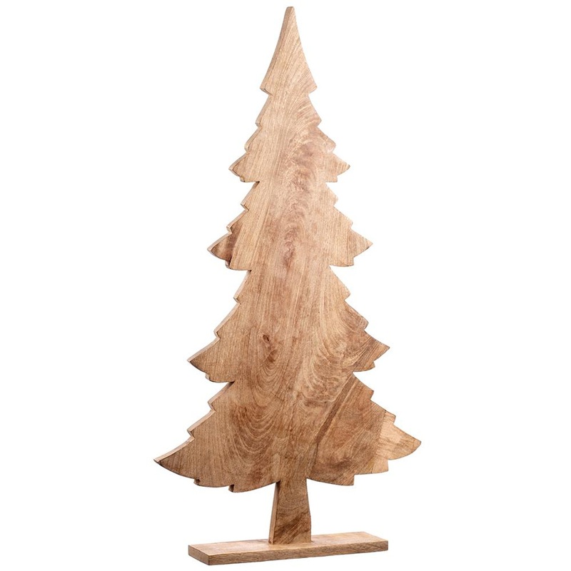 46.75″ Wood Tree Table Top Decor
