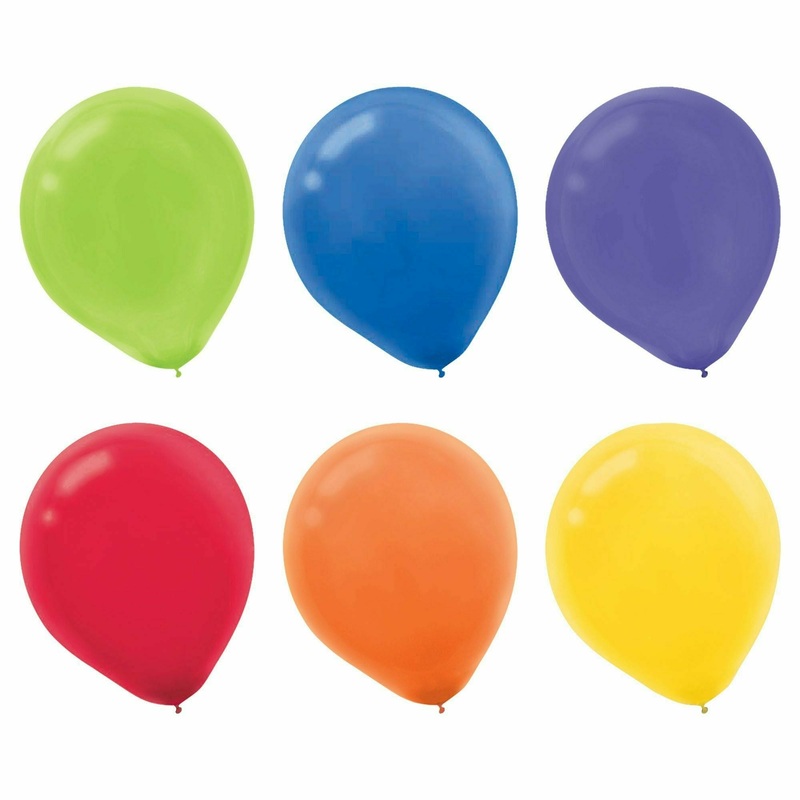 Assorted Latex Balloons – Packaged, 50 ct.
