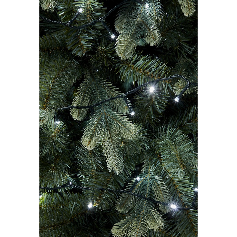 240 Ice white LED String lights With timer function & 17.95m Green cable