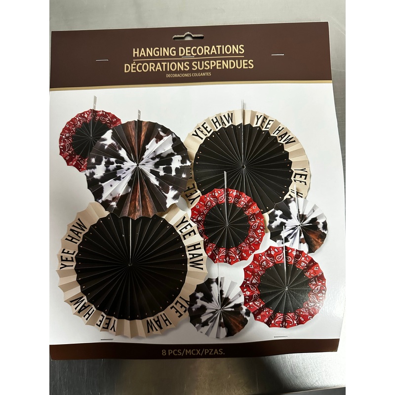 Western Fan Hanging Decorations