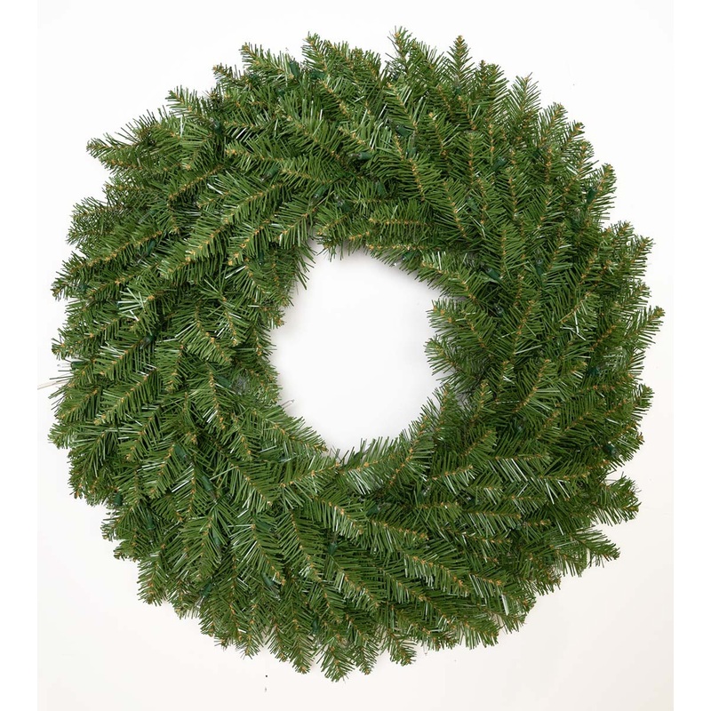 24″ Ashton Spruce Wreath – Unlit